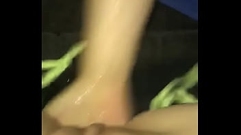 Olive marie fingered in backseat