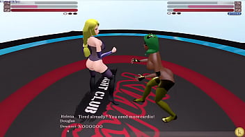 Helena vs desmoria kyfc lesbian sexfight