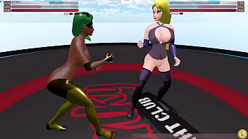 Helena vs desmoria kyfc lesbian sexfight