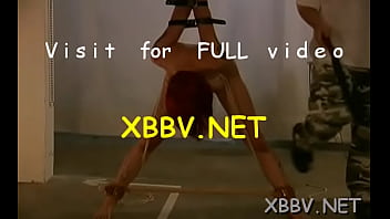 Gorgeous floozy is slowly taking off her panties