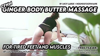 Cfnm Ginger Body Butter Massage For Tired Feet And Muscles thumbnail