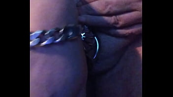 Gay Caged Sub Ball Stretcher Precum thumbnail