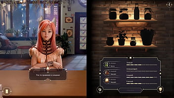 A policewoman a rabbit jerks off a barista's cock to get some magic nectar