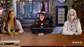 A policewoman a rabbit jerks off a barista's cock to get some magic nectar