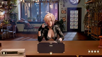 A policewoman a rabbit jerks off a barista's cock to get some magic nectar