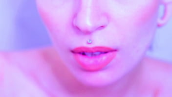 Bare toes crushing juicy fruit