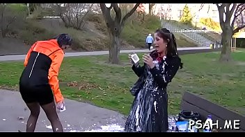 Aged wench rides and sucks