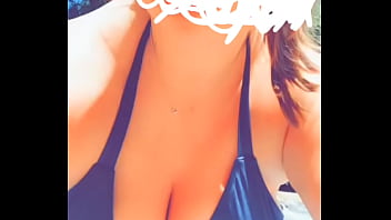 Showing off my big boobs in a nikini