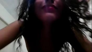 Shy latina from the countryside stays home alone and uses her toy in secret and has squirt