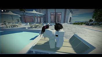 Pounding a catgirl on roblox condo and using her rough