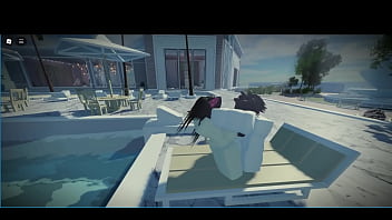 Pounding a catgirl on roblox condo and using her rough