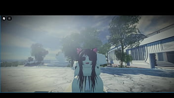 Pounding a catgirl on roblox condo and using her rough