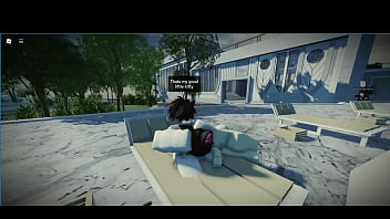 Pounding a catgirl on roblox condo and using her rough