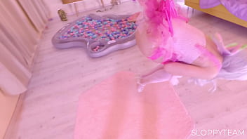 Suspension bondage rope crazy doggy style full control