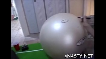 Nasty blonde nympho kim blows before doggy