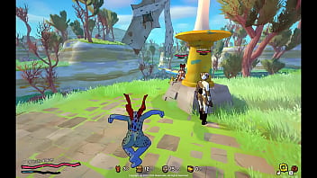 Daggan pink hentai game ep 1 outdoor futanari orgy