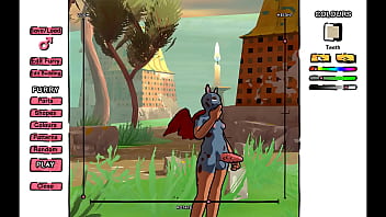 Daggan pink hentai game ep 1 outdoor futanari orgy