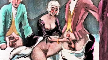 Retro erotic drawings