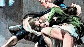 Retro erotic drawings