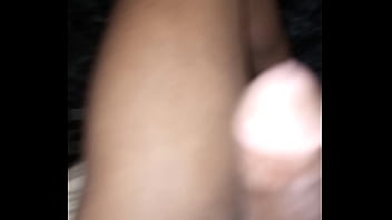 After bathing on the bedroom with chris