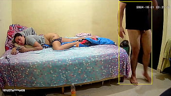 Cámara oculta el vecino que coge amo novia y le mamá el culo part1