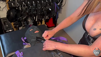 Denise in a body bag