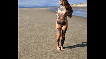 Public pee on nudist beach