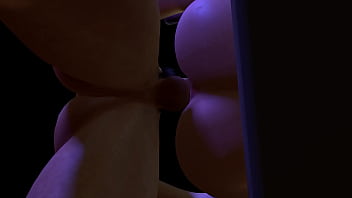 Pounding a hot asian chick with long black stockings