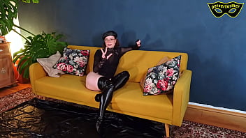 First day of toilet education with mistress kirsch