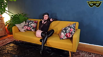 First day of toilet education with mistress kirsch