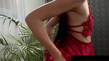 Piss ravishing in red with megan venturi by wet and pissy