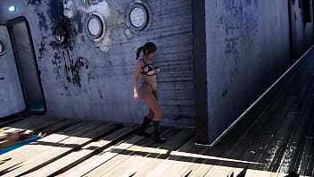 Lara explores a sunken ship in search of an orgasm 3d hentai game
