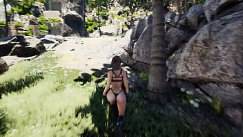 Lara explores a sunken ship in search of an orgasm 3d hentai game