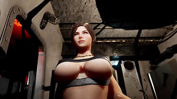 Lara explores a sunken ship in search of an orgasm 3d hentai game