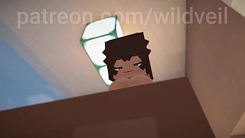 Minecraft cute couple rough sex