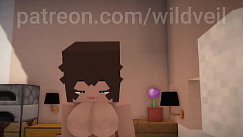 Minecraft cute couple rough sex