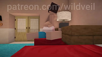 Minecraft cute couple rough sex