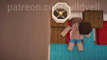 Minecraft cute couple rough sex