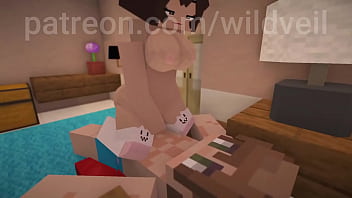 Minecraft cute couple rough sex
