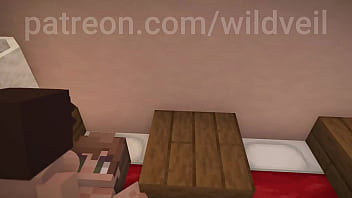 Minecraft cute couple rough sex