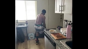 After show bts of cooking with a fly guy in sneakers never a dull moment but always a good time with this guy thanks