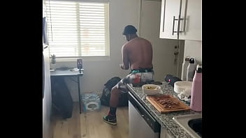 After show bts of cooking with a fly guy in sneakers never a dull moment but always a good time with this guy thanks