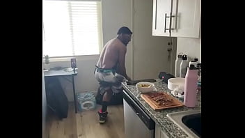 After show bts of cooking with a fly guy in sneakers never a dull moment but always a good time with this guy thanks