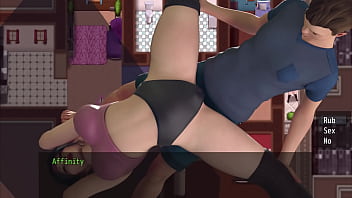 Milf house living and fucking with milf threesome gameplayer