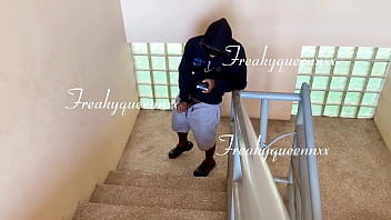 Caught my tennant on camara masturbating so i asked him to fuck me or i report him