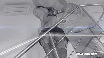 Kristy black bitch gets fucked properly & creampied iv112