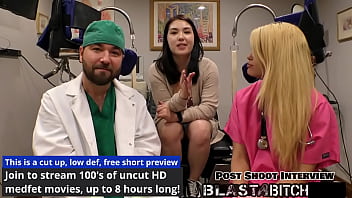 Mina moon's back gets blasted with cum