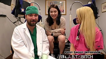 Mina Moon's Back Gets Blasted With Cum thumbnail