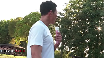 Sara saijo's wild outdoor adventure with multiple partners