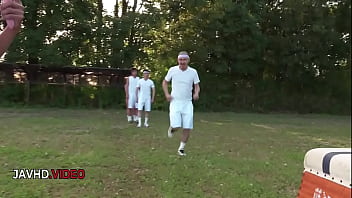 Sara saijo's wild outdoor adventure with multiple partners